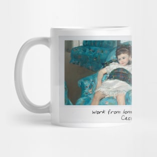 cassatt - work from home Mug